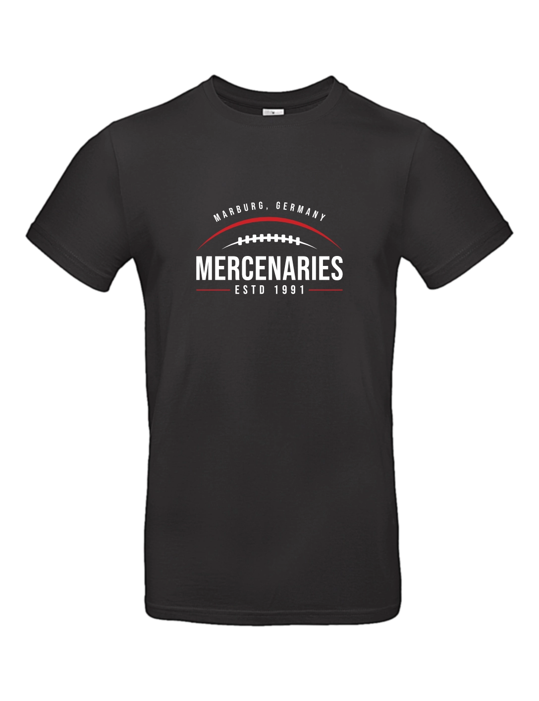 T-Shirt Touchdown Herren schwarz 