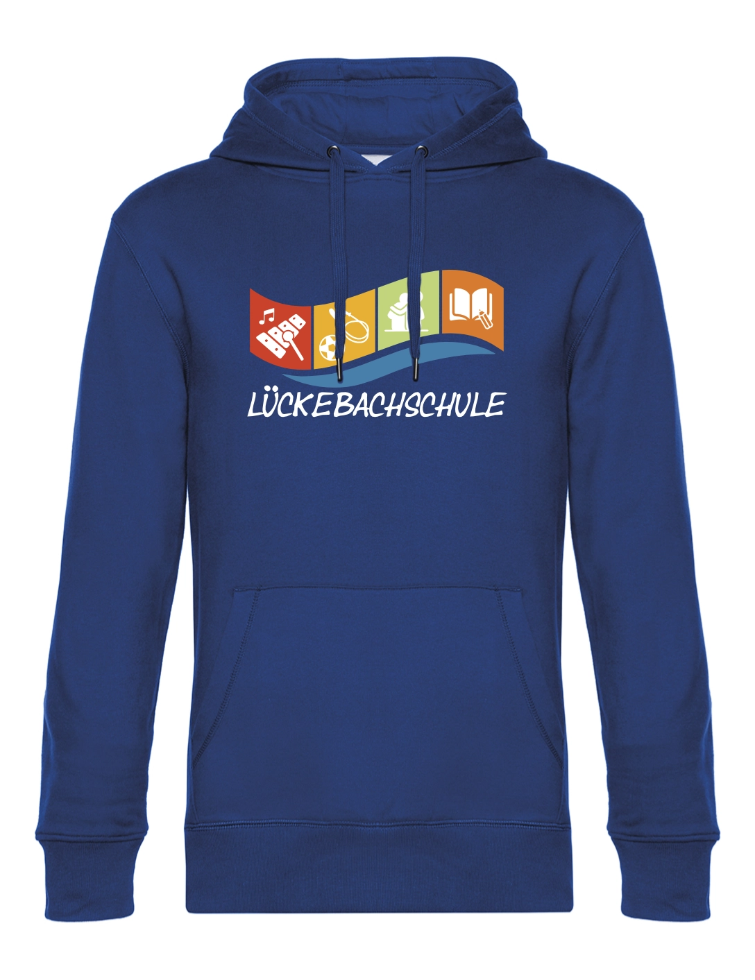 Hoodie Herren royal blau