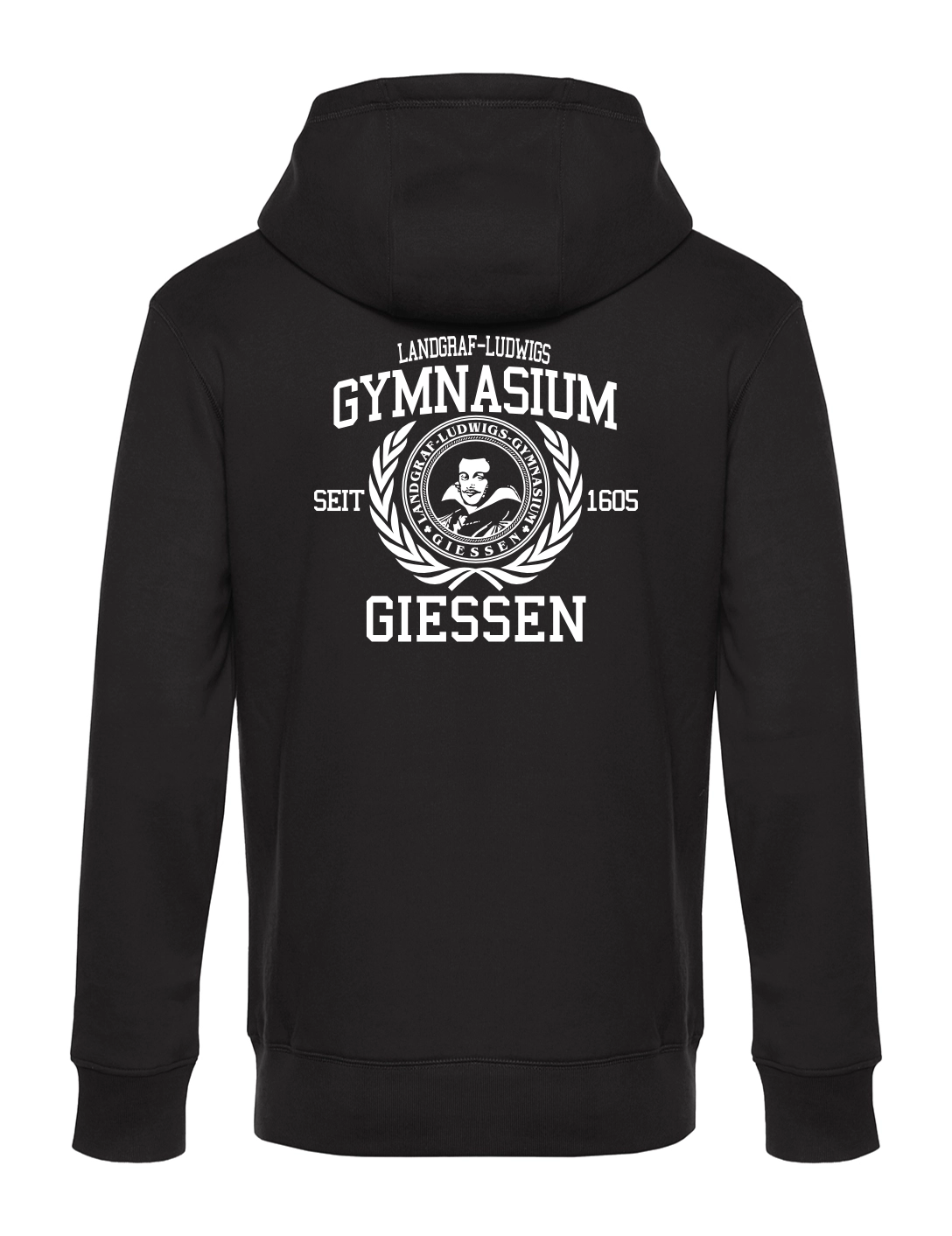 Hoodie Herren classic schwarz