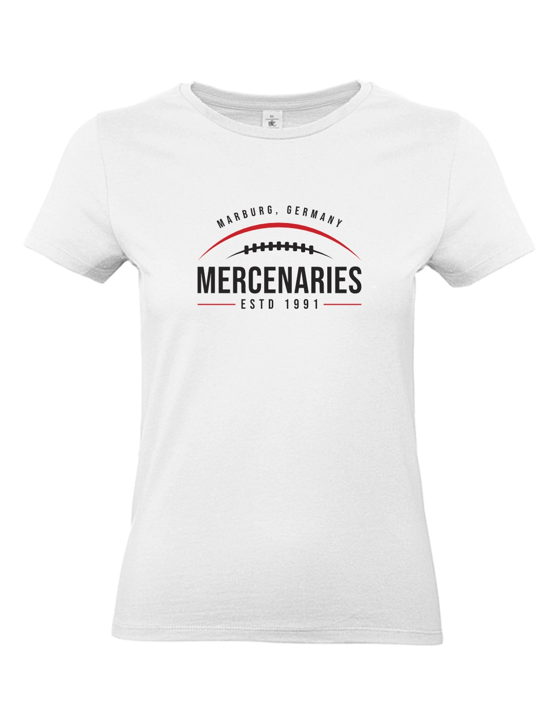 T-Shirt Touchdown Damen weiß