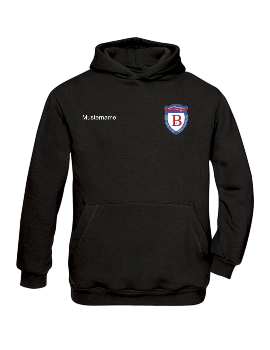 Hoodie Kinder schwarz