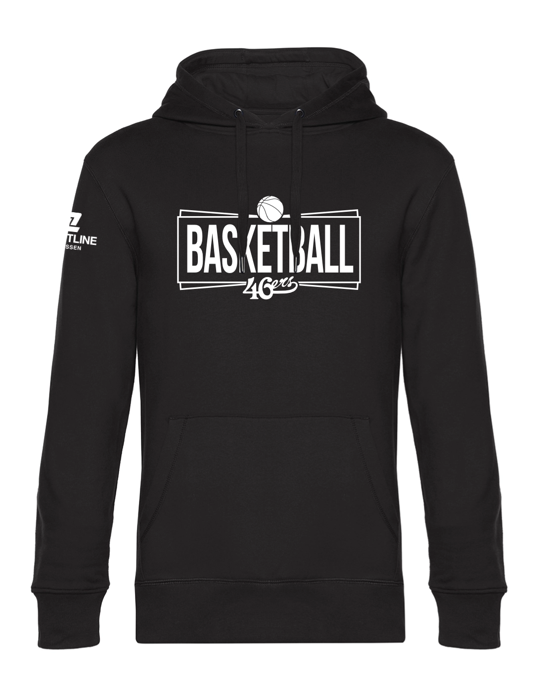 Hoodie Basketball Herren schwarz