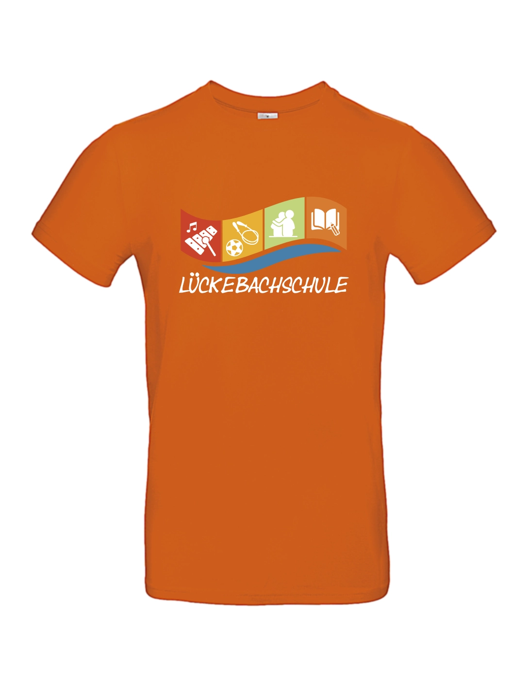 T-Shirt Herren orange