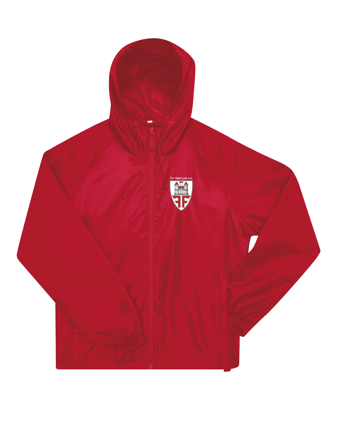 Regenjacke Erwachsen rot