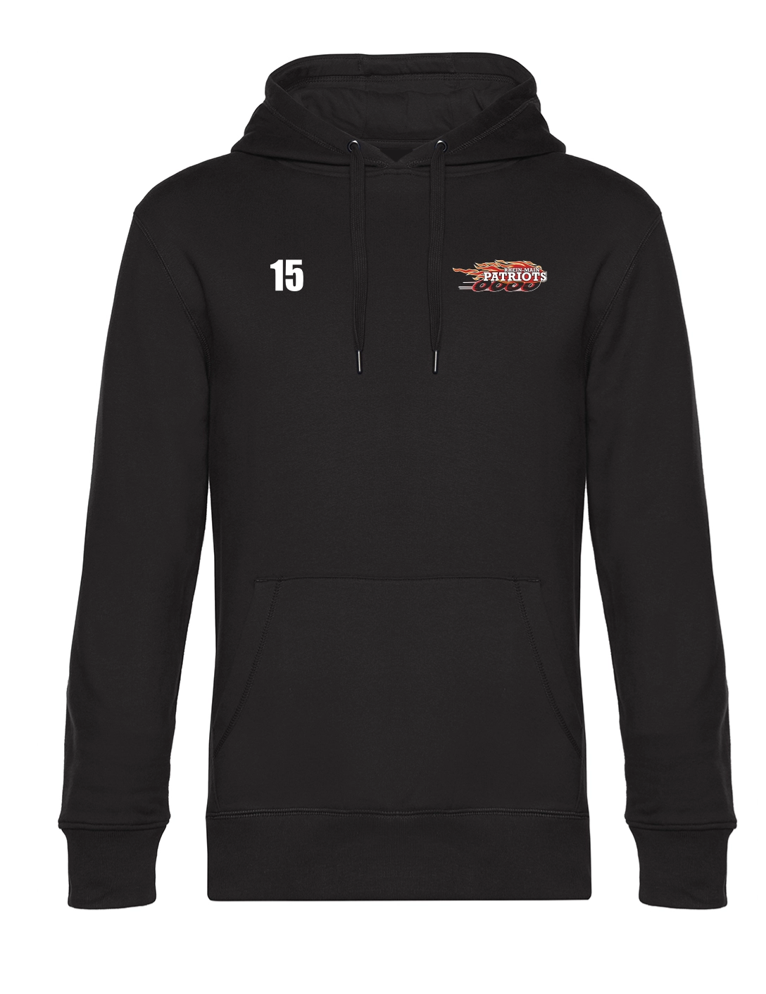 Hoodie Herren schwarz